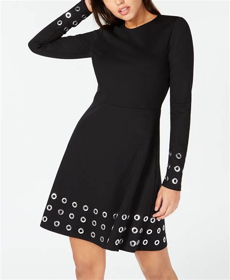 michael michael kors grommeted fit & flare dress|MICHAEL Michael Kors Women's Grommet.